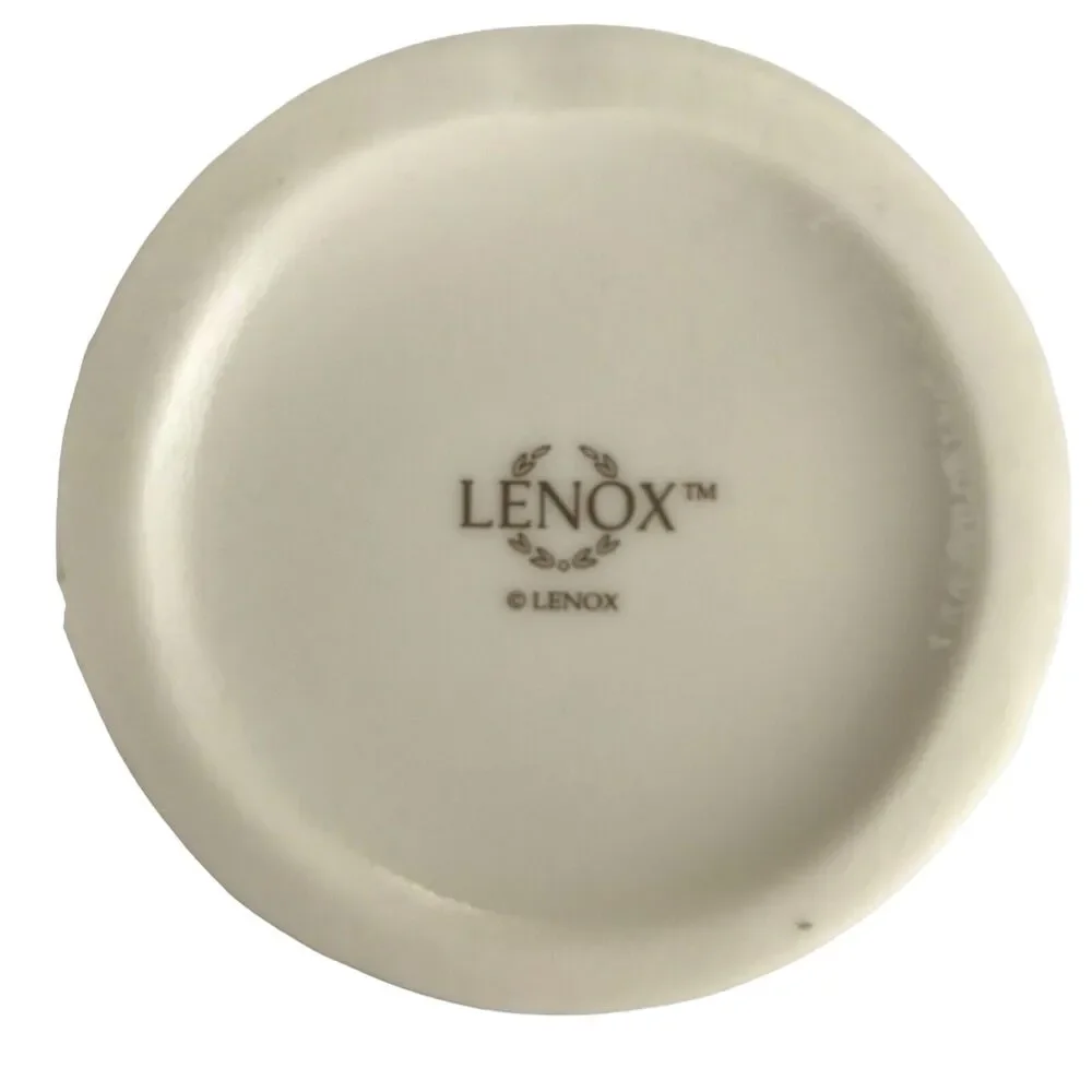 Lenox Rose Blossom Vases Ivory Porcelain 24k Gold Trim 5.75'' 7.5'' Set of 3 EUC